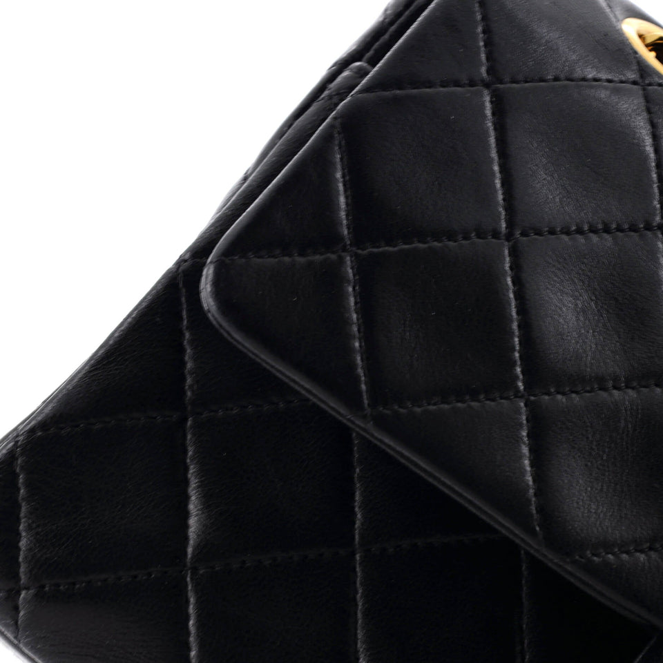 Vintage Classic Double Flap Bag Quilted Lambskin Small