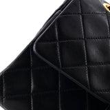 Vintage Classic Double Flap Bag Quilted Lambskin Small