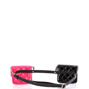 CC Belt In Love Waist Bag Quilted Patent Mini