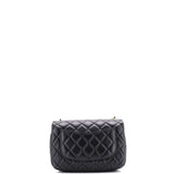 Coco de Toi Heart Chain Square Flap Bag Quilted Lambskin Small