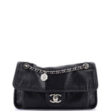 Up In The Air Flap Bag Perforated Leather Medium