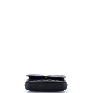 About Pearls Wallet on Chain Quilted Calfskin