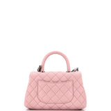 Coco Top Handle Bag Quilted Caviar Mini