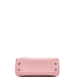 Coco Top Handle Bag Quilted Caviar Mini