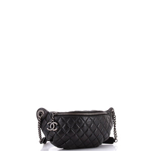 Banane Waist Bag Quilted Leather