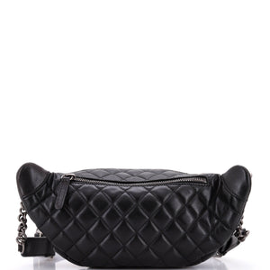 Banane Waist Bag Quilted Leather