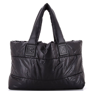 Coco Cocoon Reversible Tote Quilted Nylon Medium