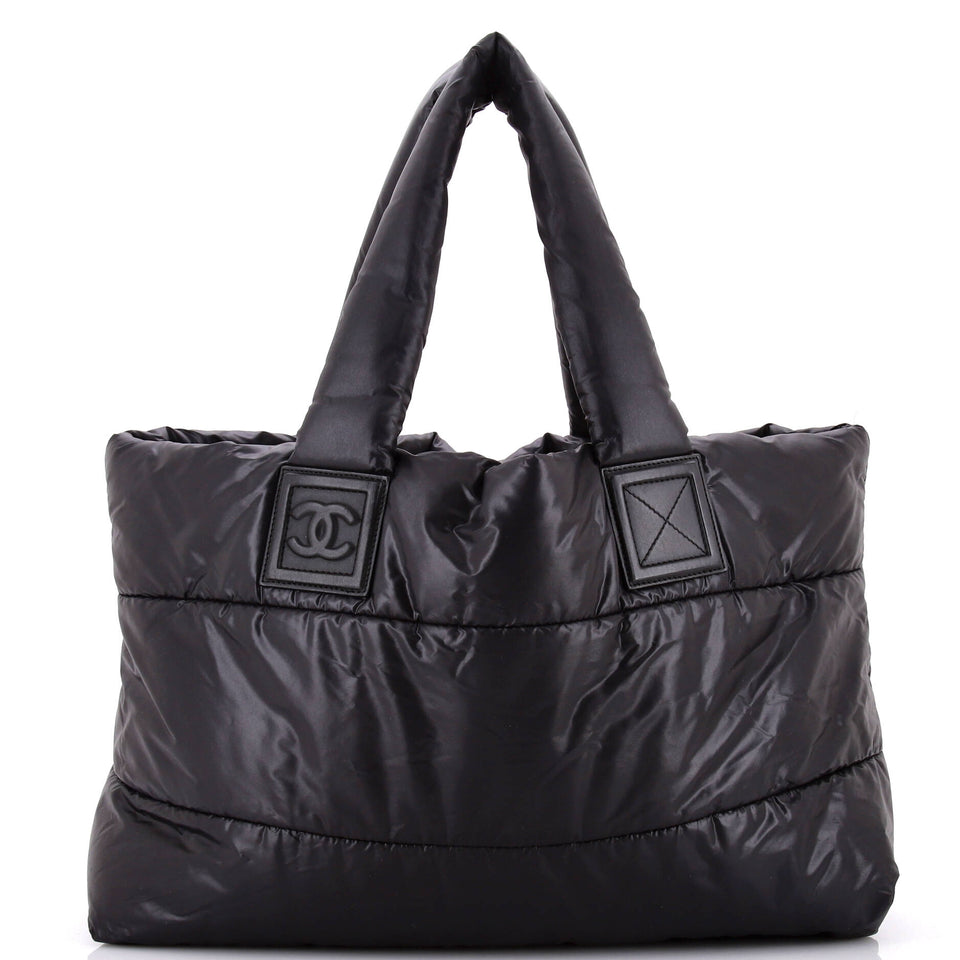 Coco Cocoon Reversible Tote Quilted Nylon Medium