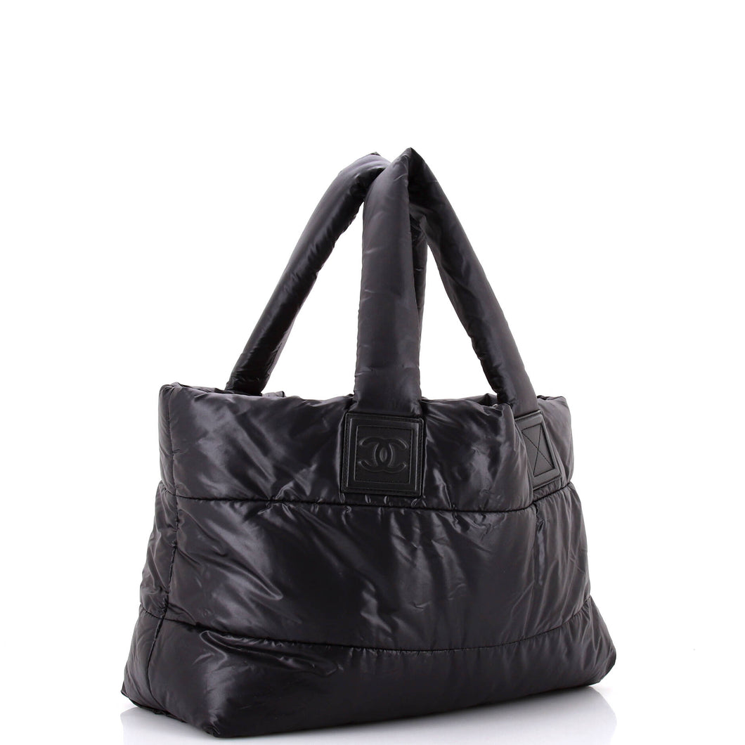Coco Cocoon Reversible Tote Quilted Nylon Medium