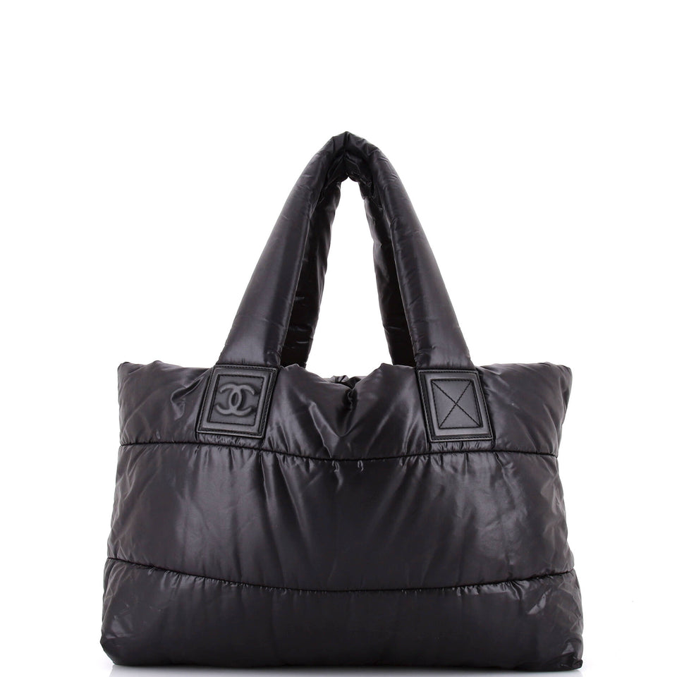 Coco Cocoon Reversible Tote Quilted Nylon Medium