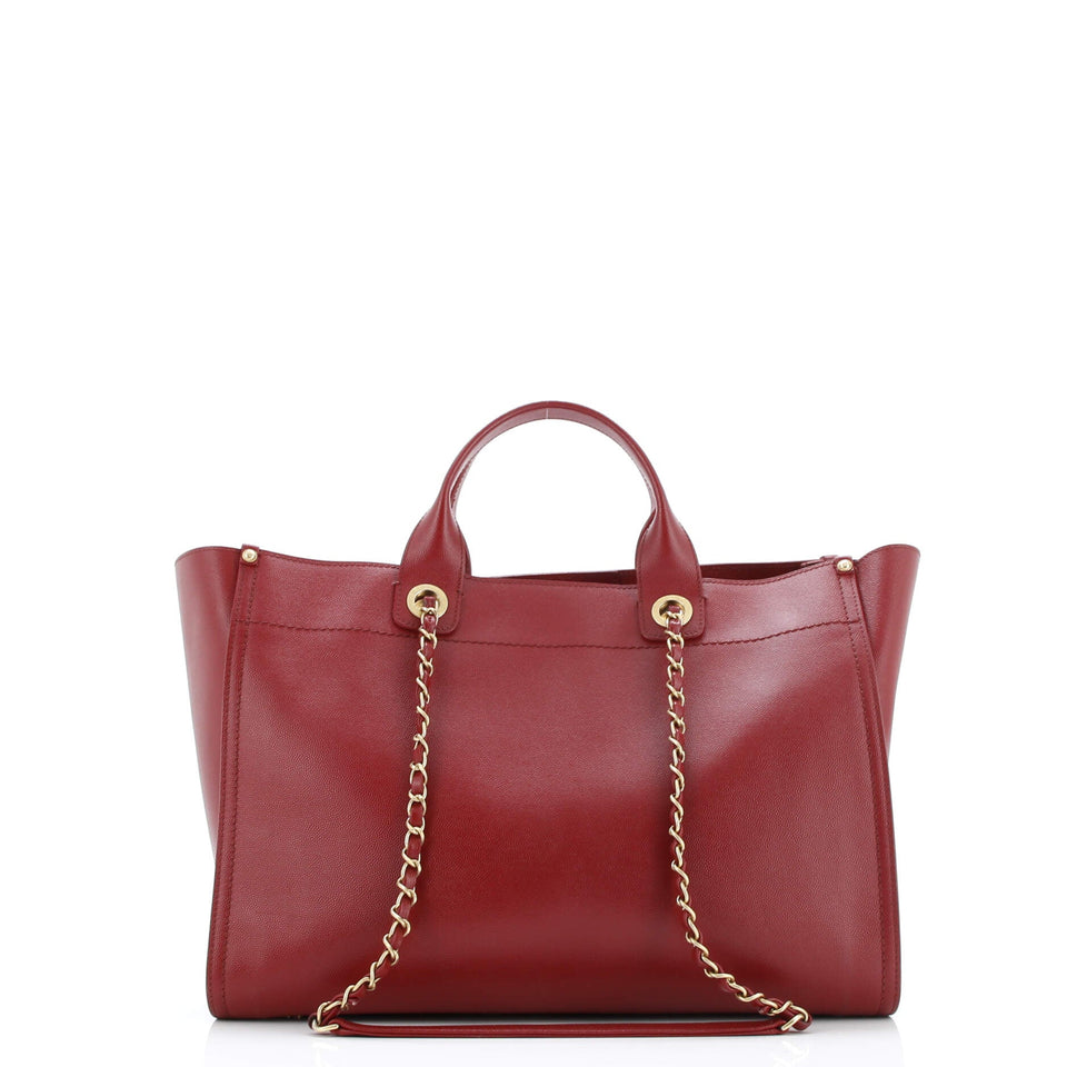 Deauville Tote Studded Caviar Medium