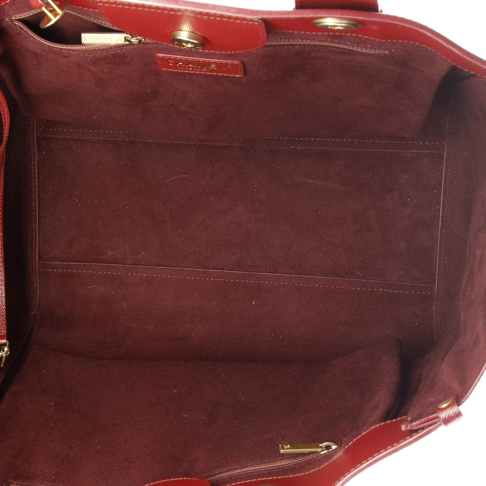 Deauville Tote Studded Caviar Medium