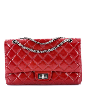 Reissue 2.55 Flap Bag Quilted Crinkled Patent 227