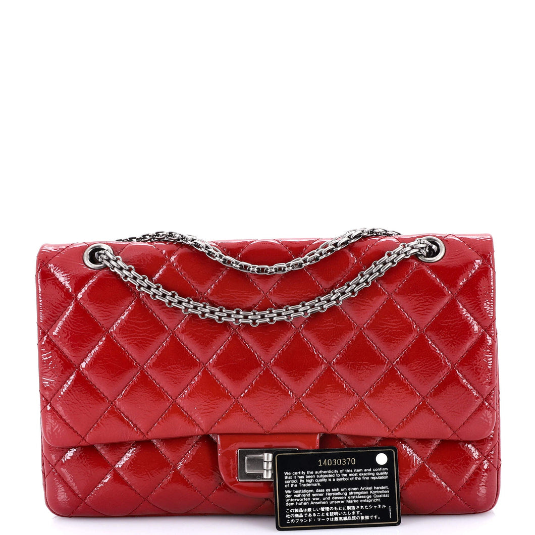 Reissue 2.55 Flap Bag Quilted Crinkled Patent 227
