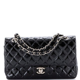 Classic Double Flap Bag Quilted Patent Medium