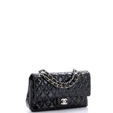 Classic Double Flap Bag Quilted Patent Medium
