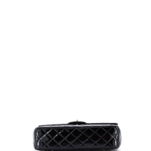 Classic Double Flap Bag Quilted Patent Medium