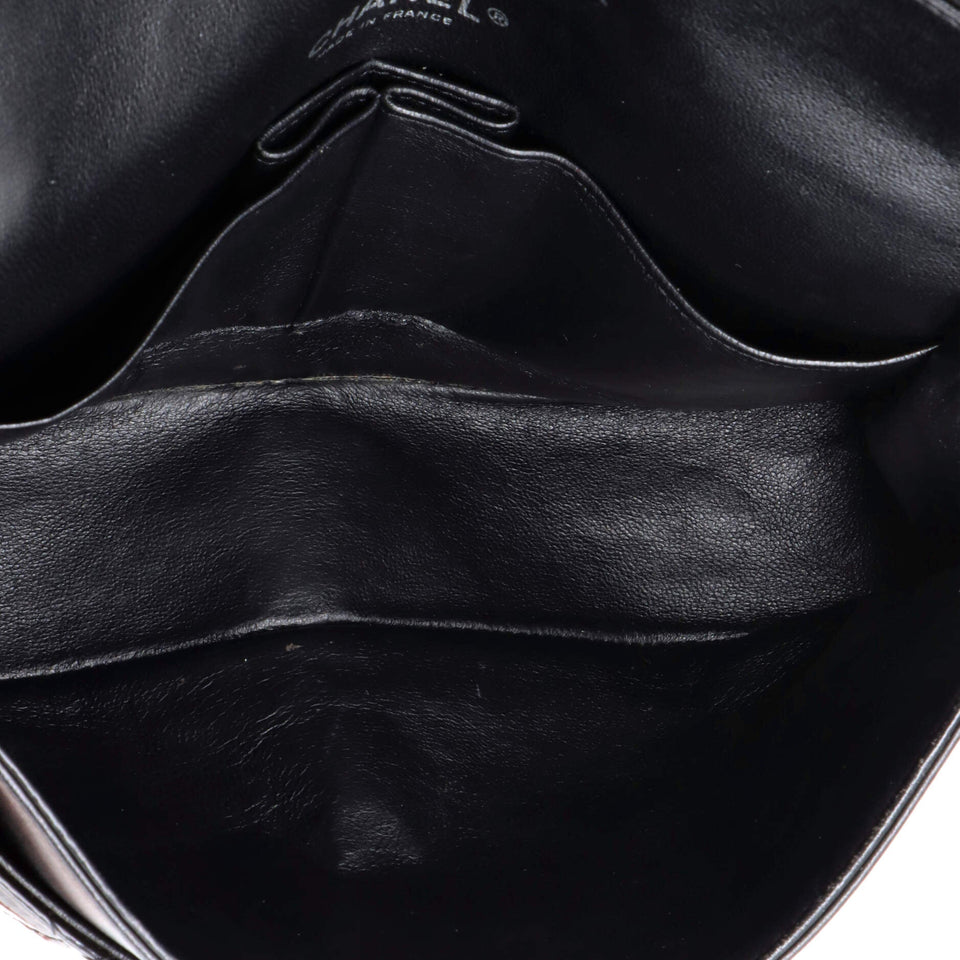 Classic Double Flap Bag Quilted Patent Medium