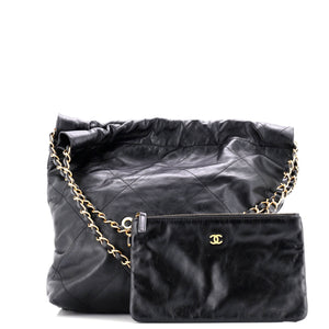 22 Chain Hobo Quilted Calfskin Small