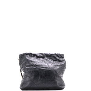 22 Chain Hobo Quilted Calfskin Small
