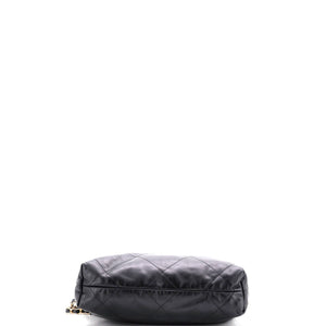 22 Chain Hobo Quilted Calfskin Small