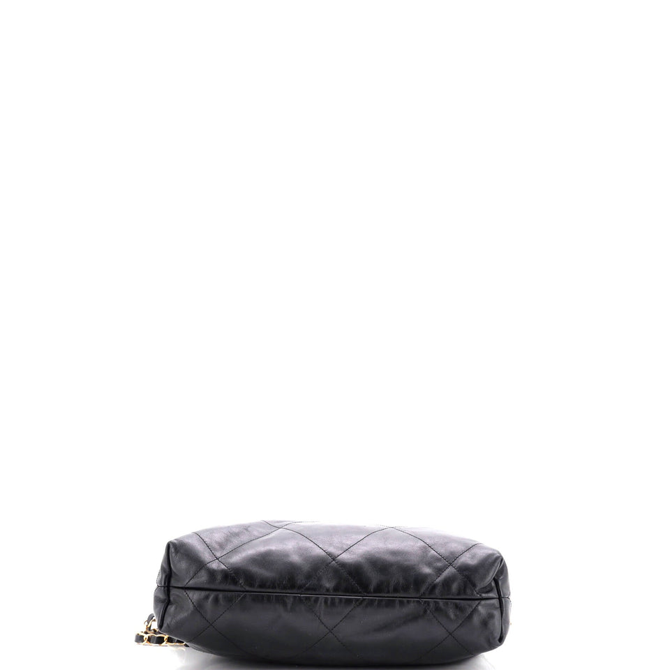 22 Chain Hobo Quilted Calfskin Small