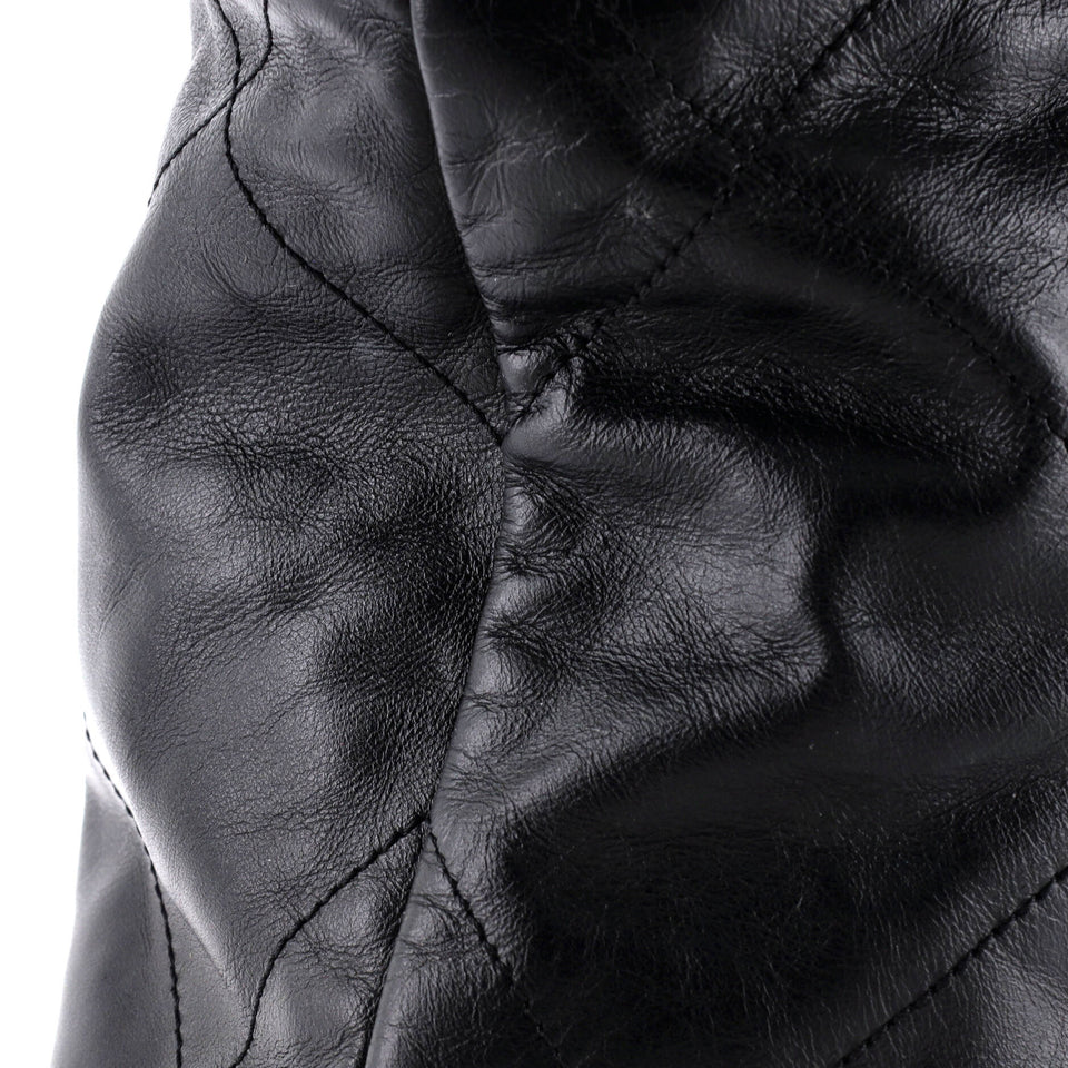 22 Chain Hobo Quilted Calfskin Small