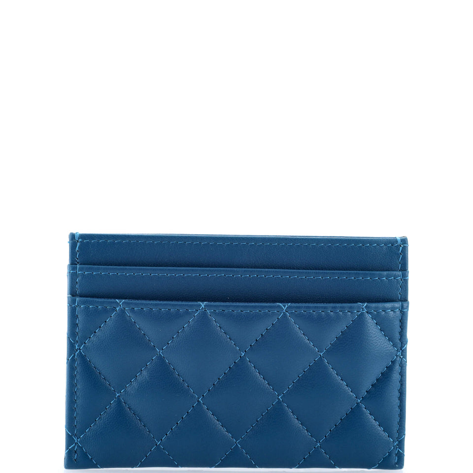 Boy Card Holder Quilted Lambskin