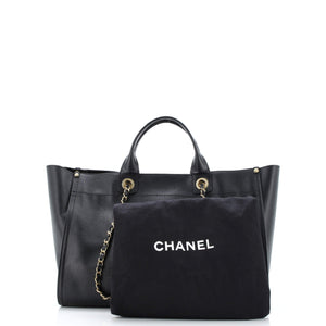 Deauville Tote Studded Caviar Medium
