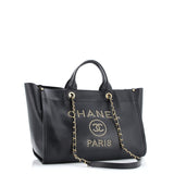 Deauville Tote Studded Caviar Medium