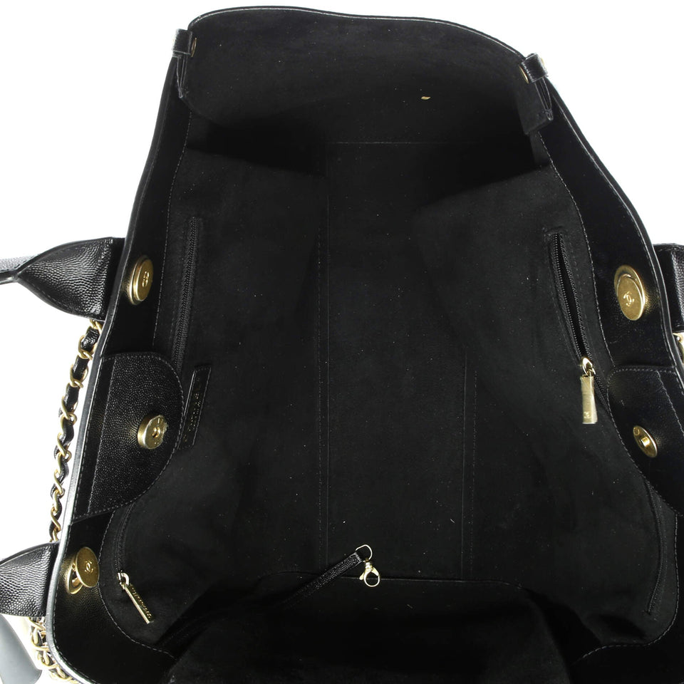 Deauville Tote Studded Caviar Medium