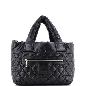 Coco Cocoon Reversible Tote Quilted Nylon Small