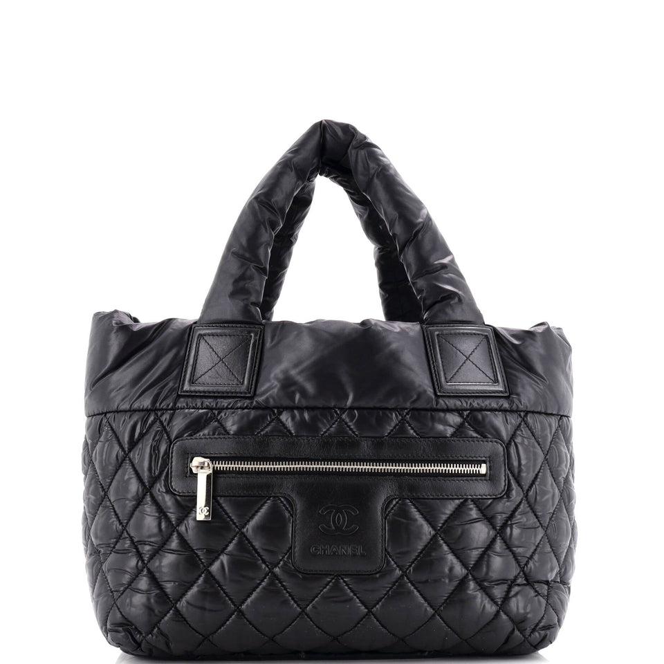 Coco Cocoon Reversible Tote Quilted Nylon Small