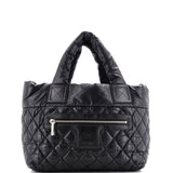 Coco Cocoon Reversible Tote Quilted Nylon Small