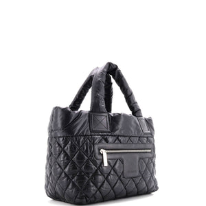 Coco Cocoon Reversible Tote Quilted Nylon Small