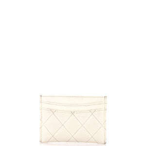 Classic Card Holder Quilted Caviar