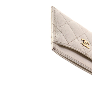 Classic Card Holder Quilted Caviar