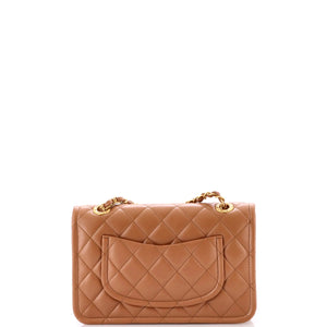 Sweet Crush Flap Bag Quilted Shiny Crumpled Calfskin Medium