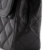 Vintage Two Tone CC Flap Bag Quilted Lambskin Medium
