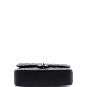Classic Double Flap Bag Quilted Caviar Medium