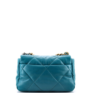 19 Flap Bag Quilted Leather Medium