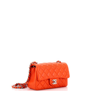 Classic Single Flap Bag Quilted Lambskin Mini