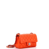 Classic Single Flap Bag Quilted Lambskin Mini