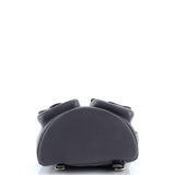 Duma Pockets Drawstring Backpack Quilted Caviar Small