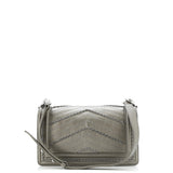 Boy Flap Bag Chevron Embellished Crumpled Calfskin Old Medium
