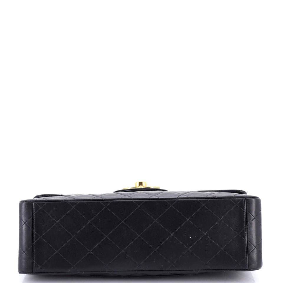 Vintage Classic Single Flap Bag Quilted Lambskin Maxi