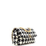 19 Flap Bag Quilted Tweed Large