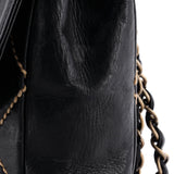 Surpique Flap Bag Quilted Leather Medium