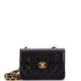 Vintage CC Chain Flap Bag Quilted Lambskin Mini