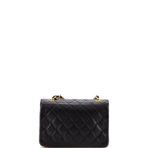 Vintage CC Chain Flap Bag Quilted Lambskin Mini